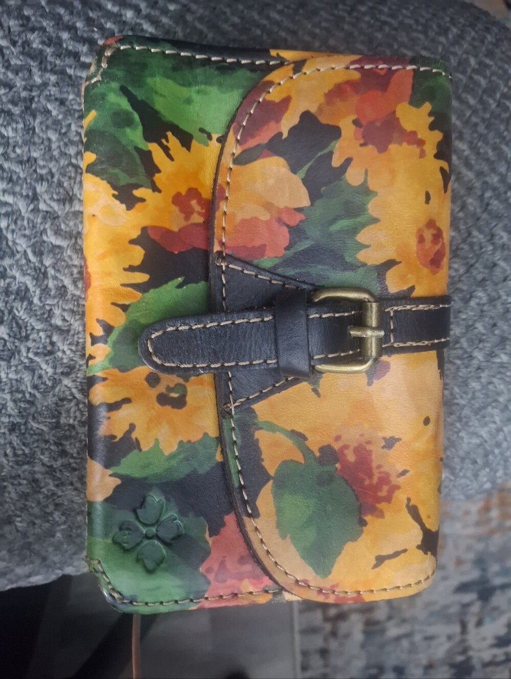 PATRICIA NASH Floral Multi-Color Leather crossbody